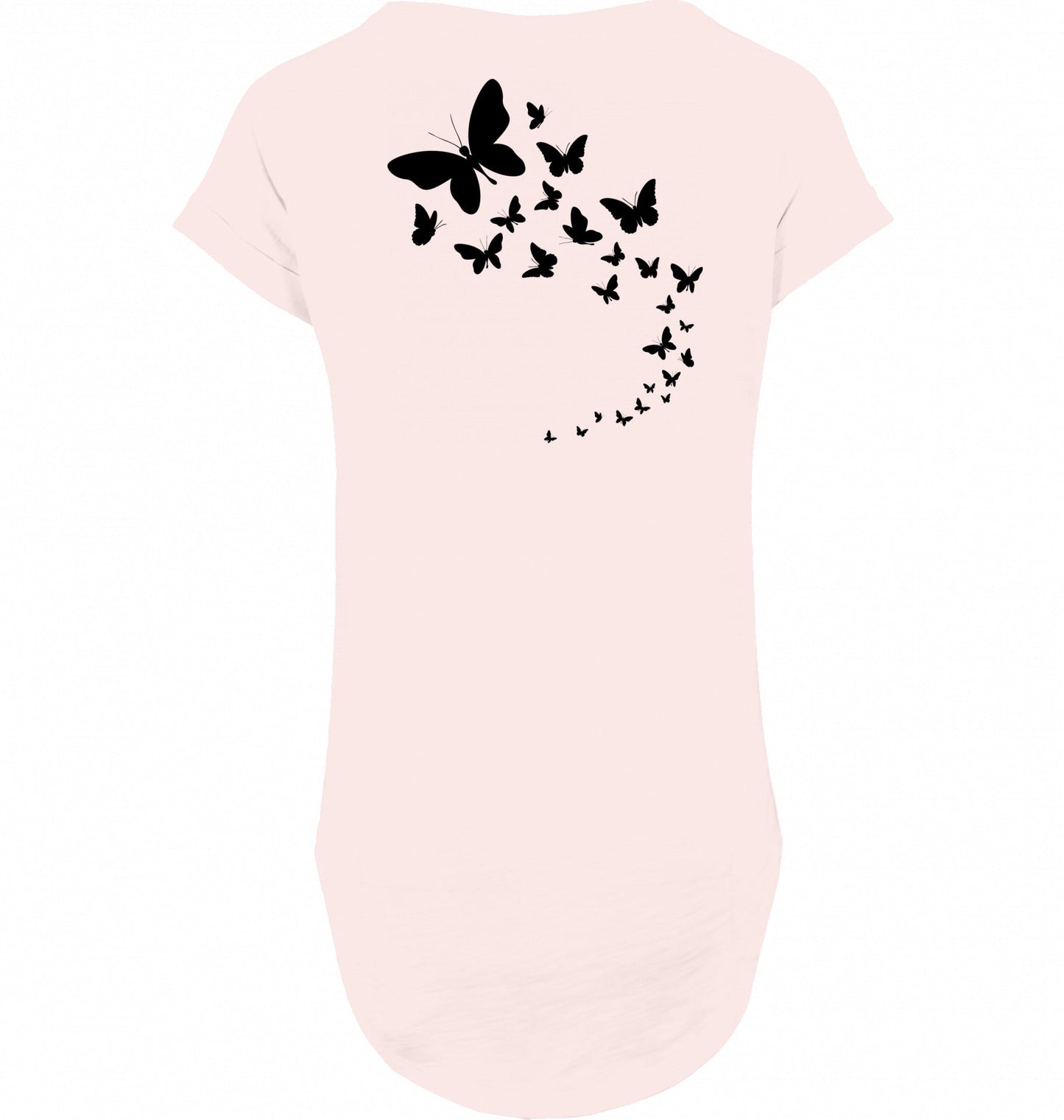 Shirt Slub Edelmädel Schmetterlinge Rückenmotiv - FROLLEIN KÄTHE Shop