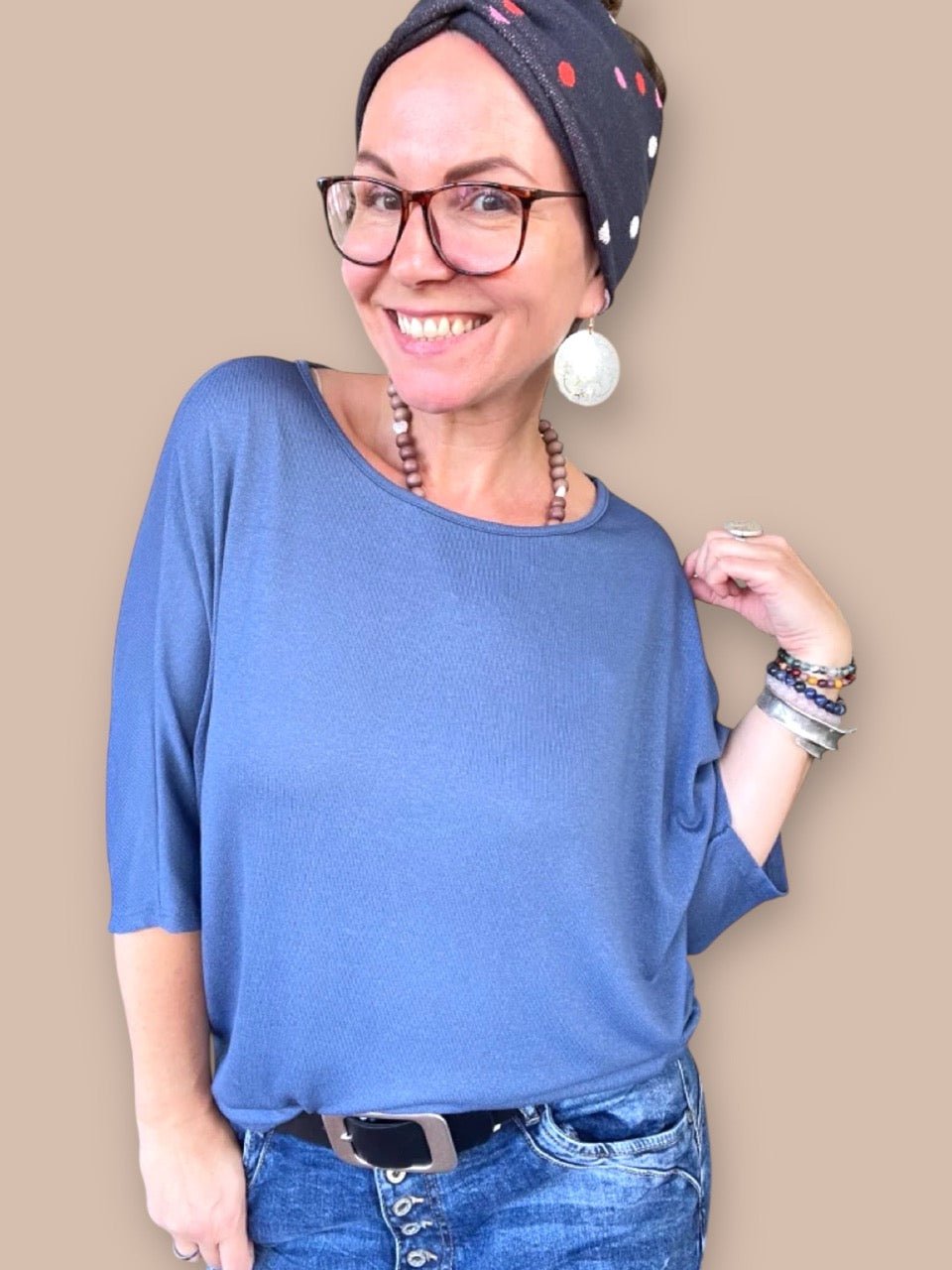 Shirt Sommerwind Jeansblau - FROLLEIN KÄTHE Shop