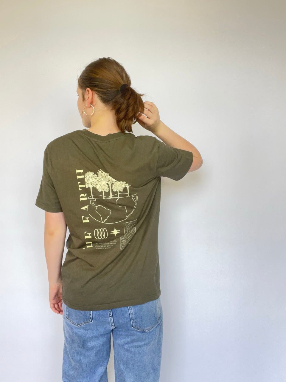 Shirt The Earth Bikeley Khaki NEU! - FROLLEIN KÄTHE Shop