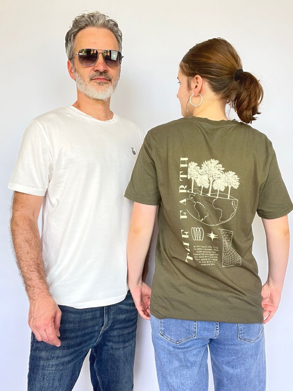 Shirt The Earth Bikeley Khaki NEU! - FROLLEIN KÄTHE Shop