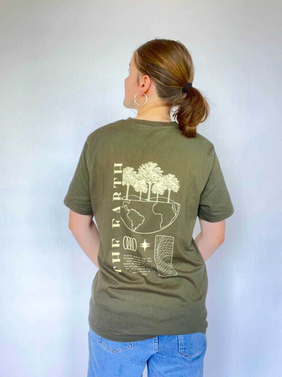 Shirt The Earth Bikeley Khaki NEU! - FROLLEIN KÄTHE Shop