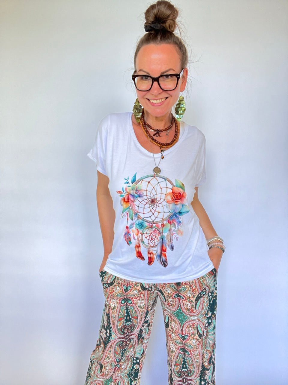 Shirt Traumfänger Weiß - FROLLEIN KÄTHE Shop