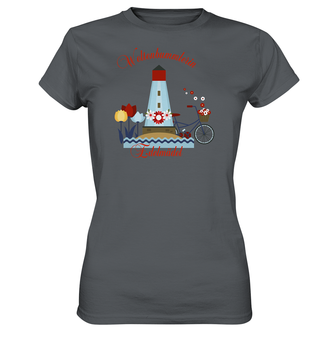 Shirt Weltenbummlerin Edelmädel - Ladies Premium Shirt - FROLLEIN KÄTHE Shop