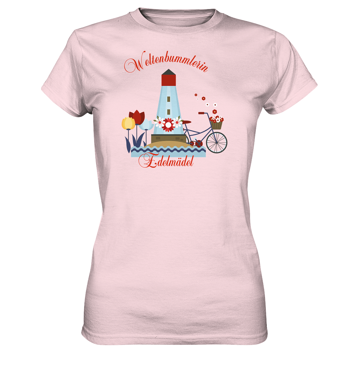 Shirt Weltenbummlerin Edelmädel - Ladies Premium Shirt - FROLLEIN KÄTHE Shop