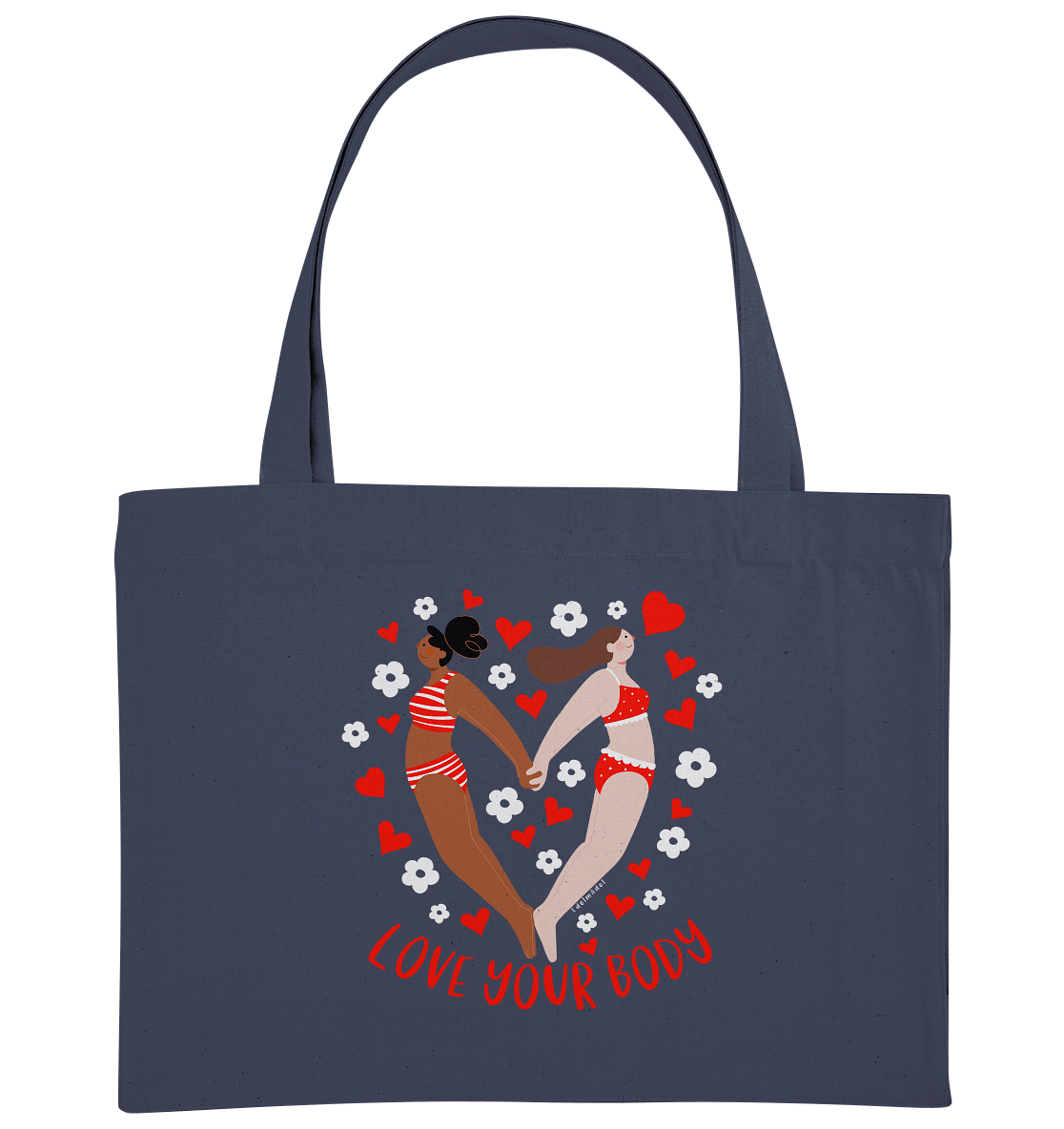 Shopping Bag Edelmädel Organic - Love Your Body - FROLLEIN KÄTHE Shop