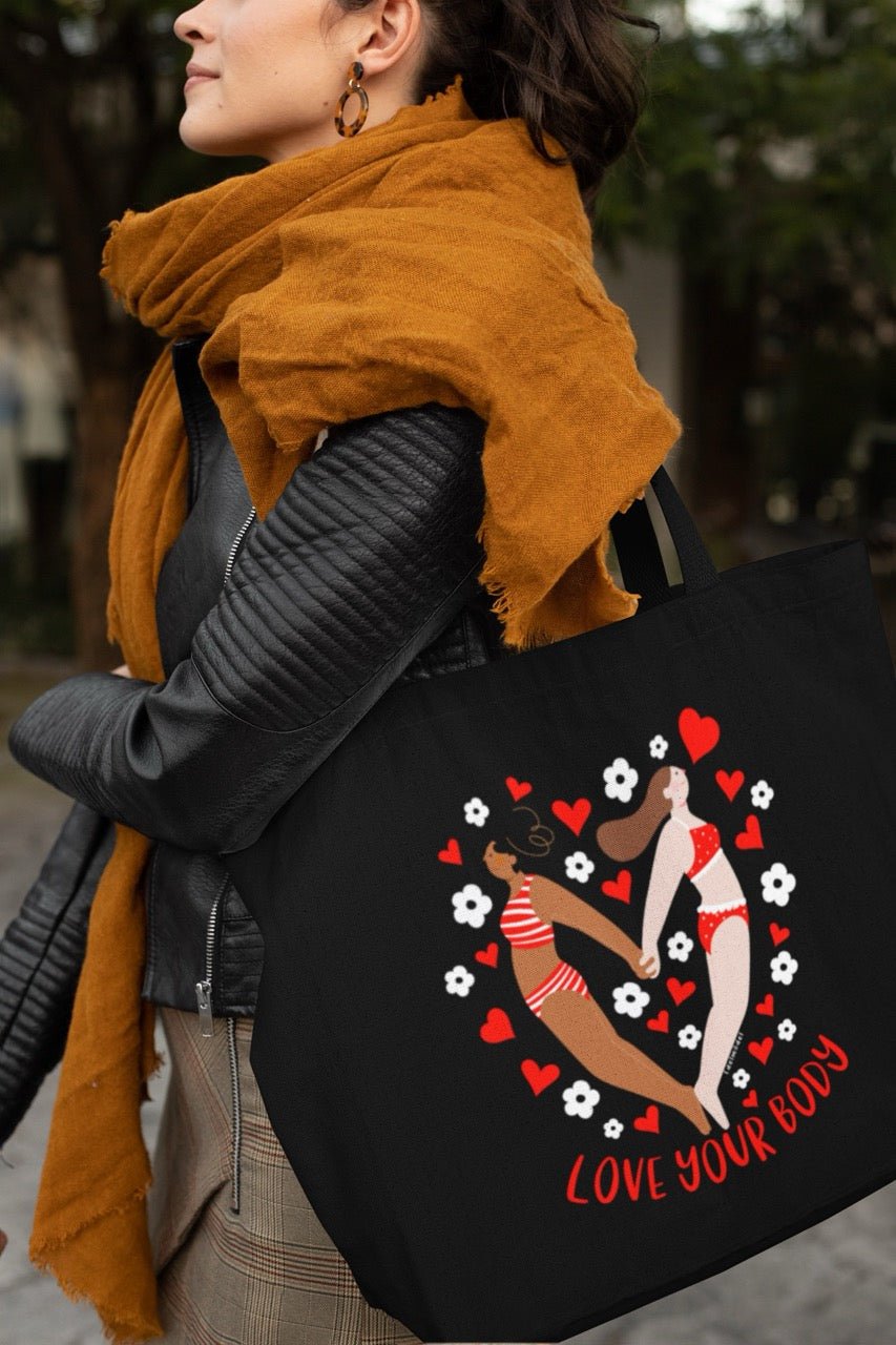 Shopping Bag Edelmädel Organic - Love Your Body - FROLLEIN KÄTHE Shop