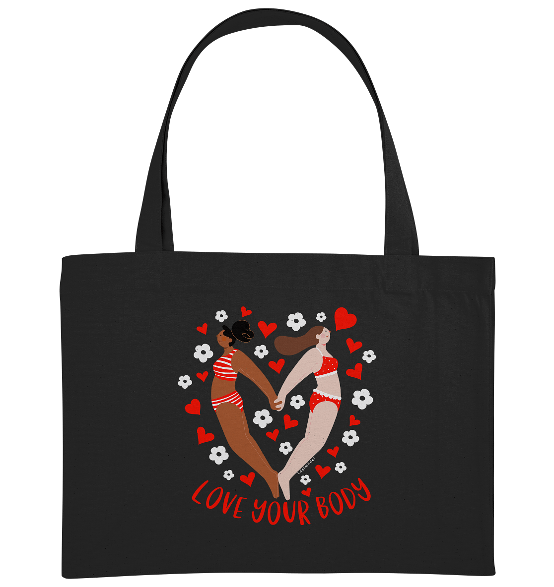 Shopping Bag Edelmädel Organic - Love Your Body - FROLLEIN KÄTHE Shop