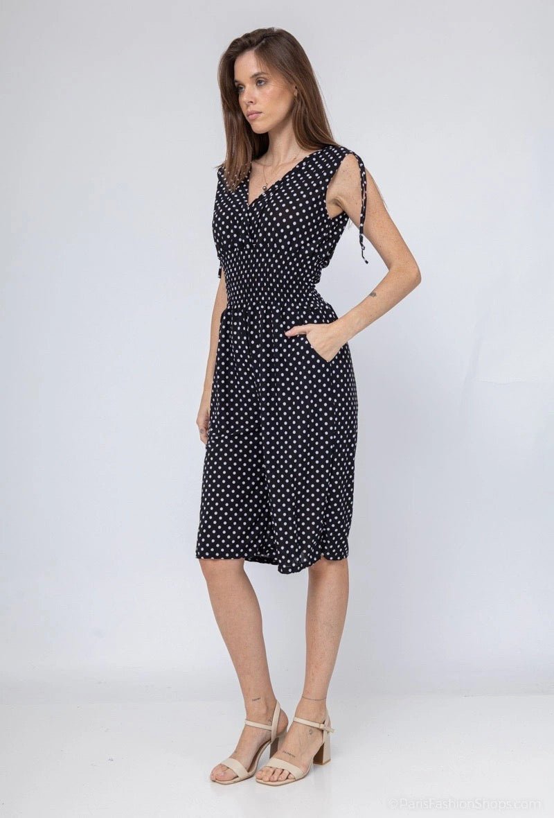 Shorts - Overall Dottie Schwarz - FROLLEIN KÄTHE Shop