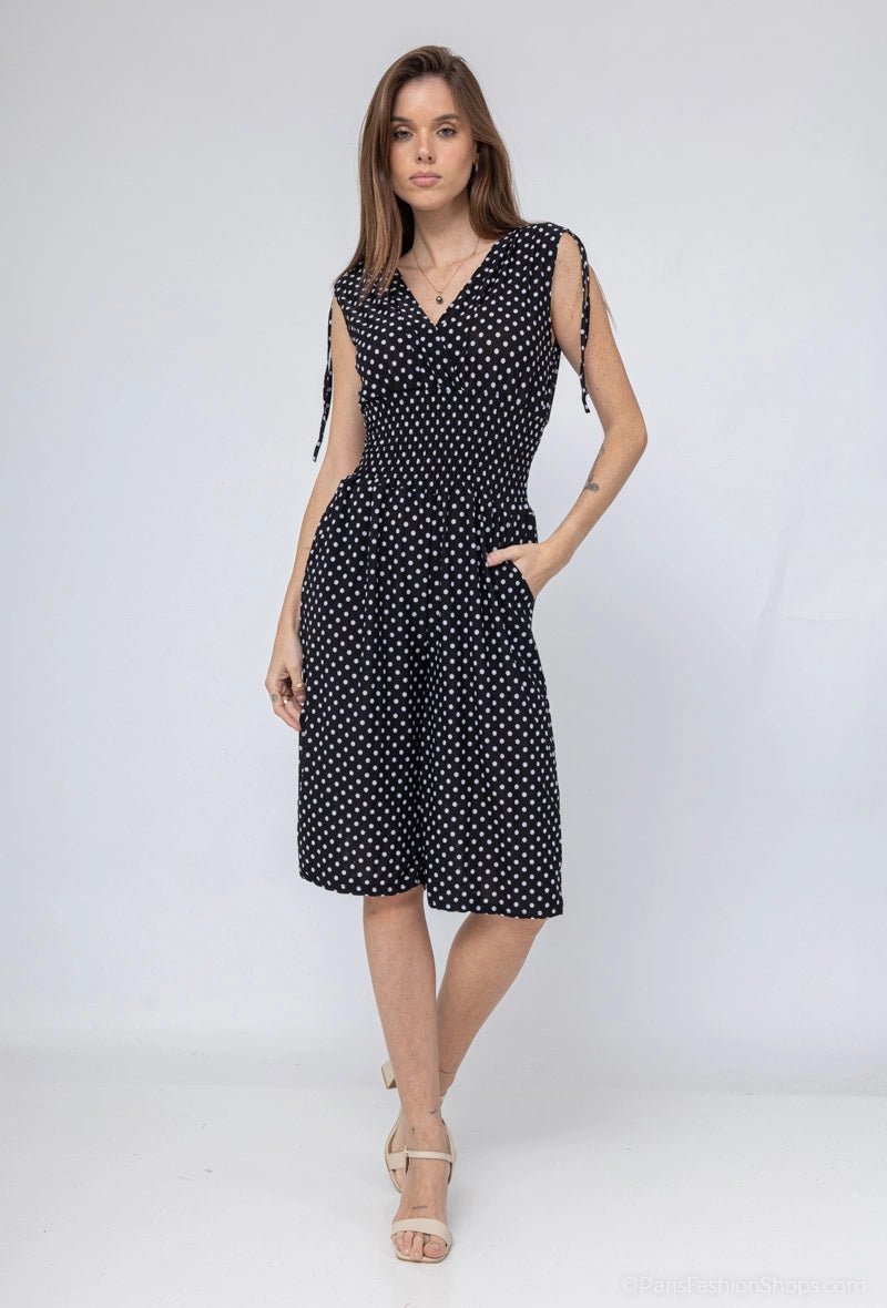 Shorts - Overall Dottie Schwarz - FROLLEIN KÄTHE Shop