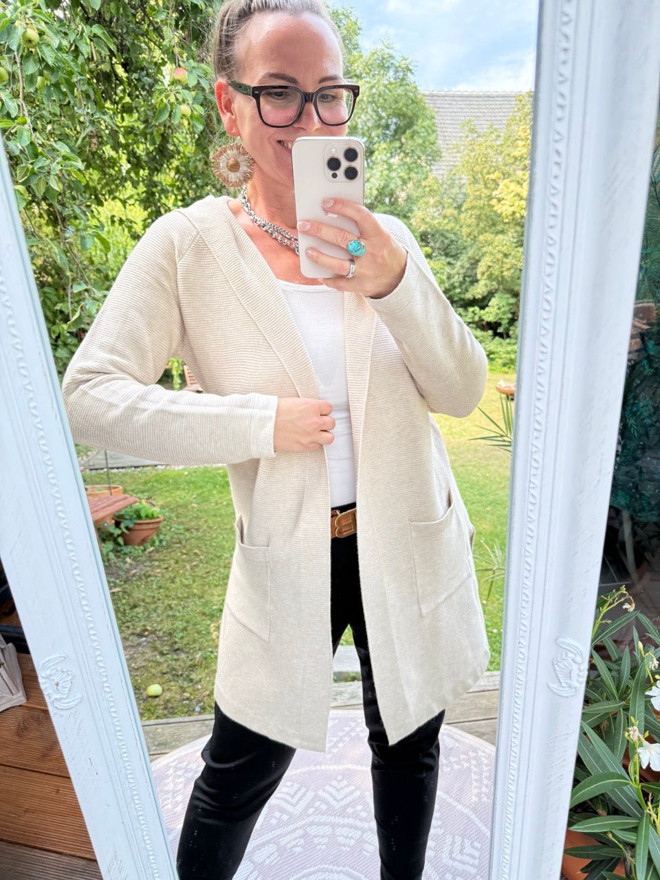 Strickjacke Anna Cream - FROLLEIN KÄTHE Shop