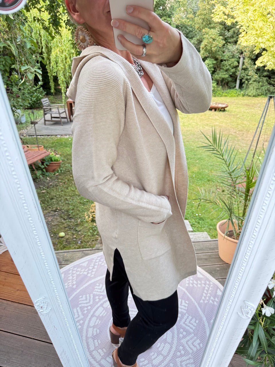 Strickjacke Anna Cream - FROLLEIN KÄTHE Shop