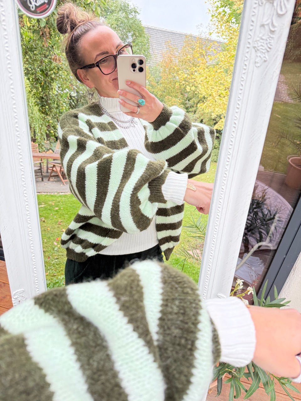 Strickjacke Good Day Grün Mint - FROLLEIN KÄTHE Shop