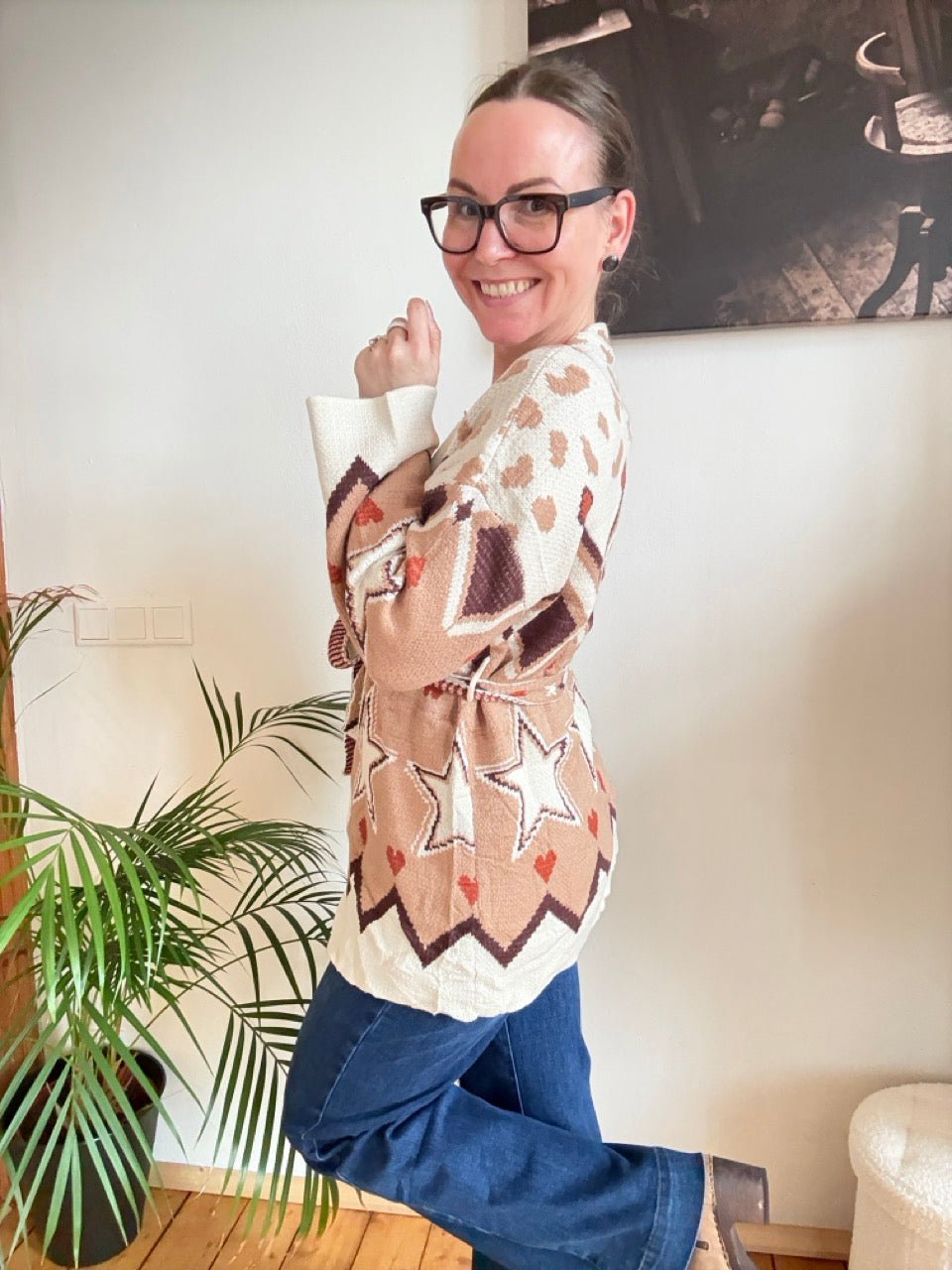 Strickjacke Happy Cream - FROLLEIN KÄTHE Shop