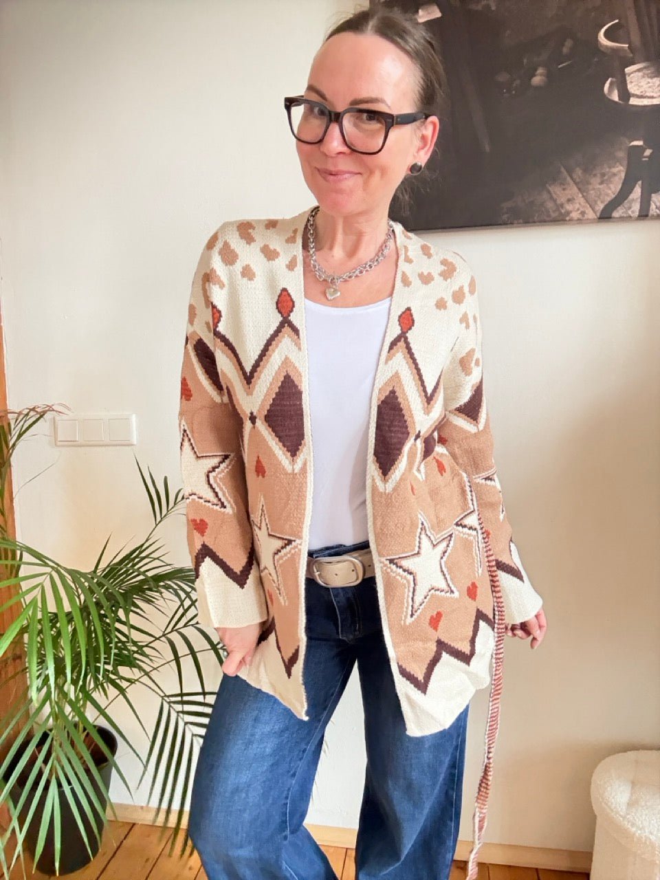 Strickjacke Happy Cream - FROLLEIN KÄTHE Shop