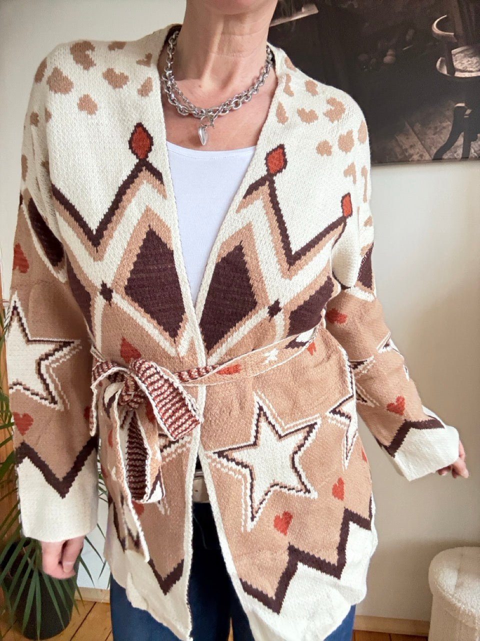 Strickjacke Happy Cream - FROLLEIN KÄTHE Shop