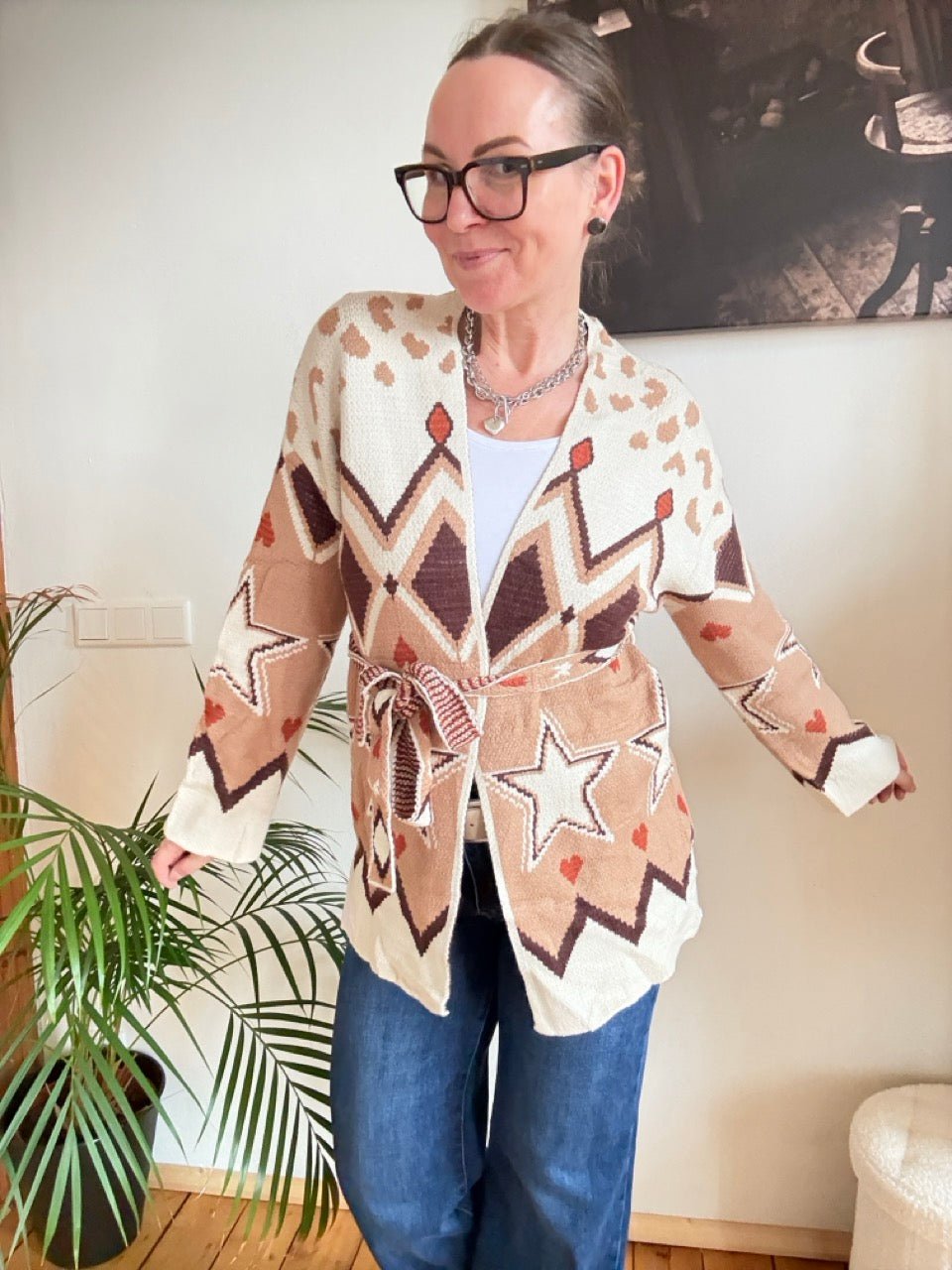 Strickjacke Happy Cream - FROLLEIN KÄTHE Shop