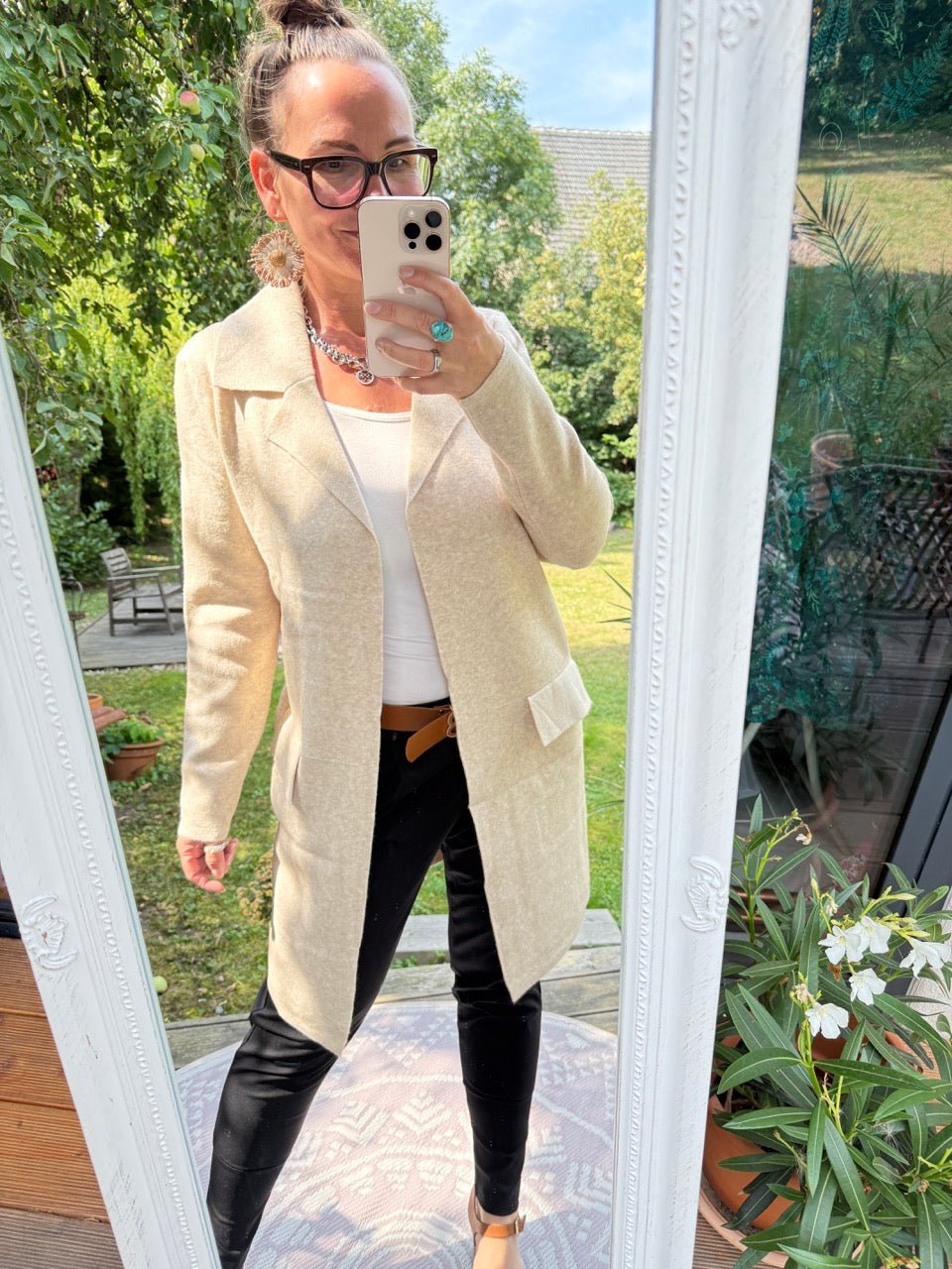 Strickjacke Luisa Cream - FROLLEIN KÄTHE Shop