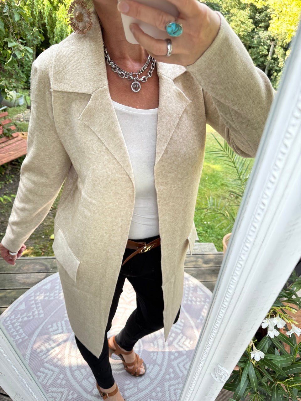 Strickjacke Luisa Cream - FROLLEIN KÄTHE Shop