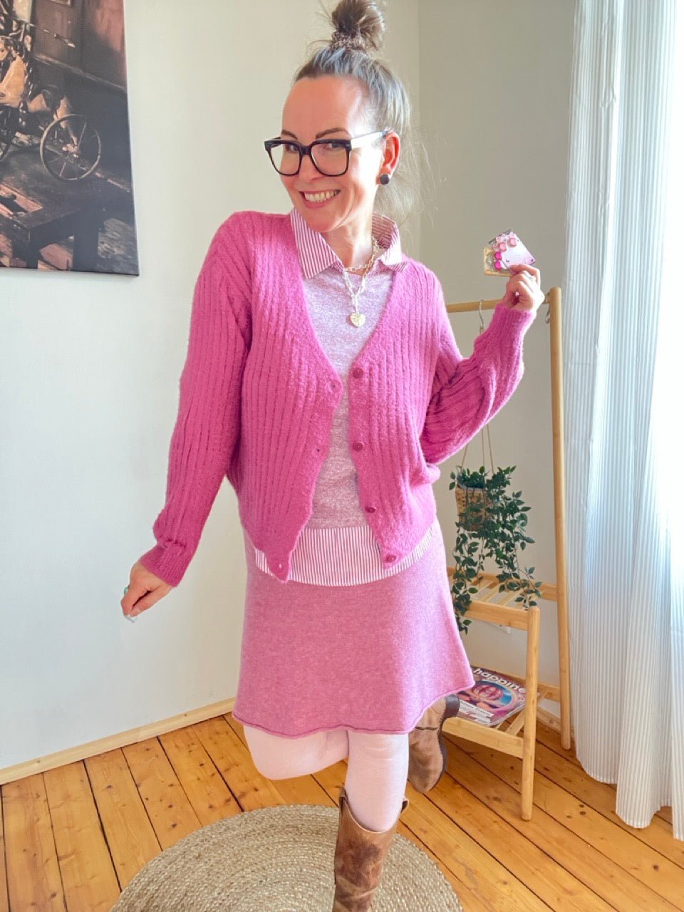 Strickjacke Rosanna Berry - FROLLEIN KÄTHE Shop