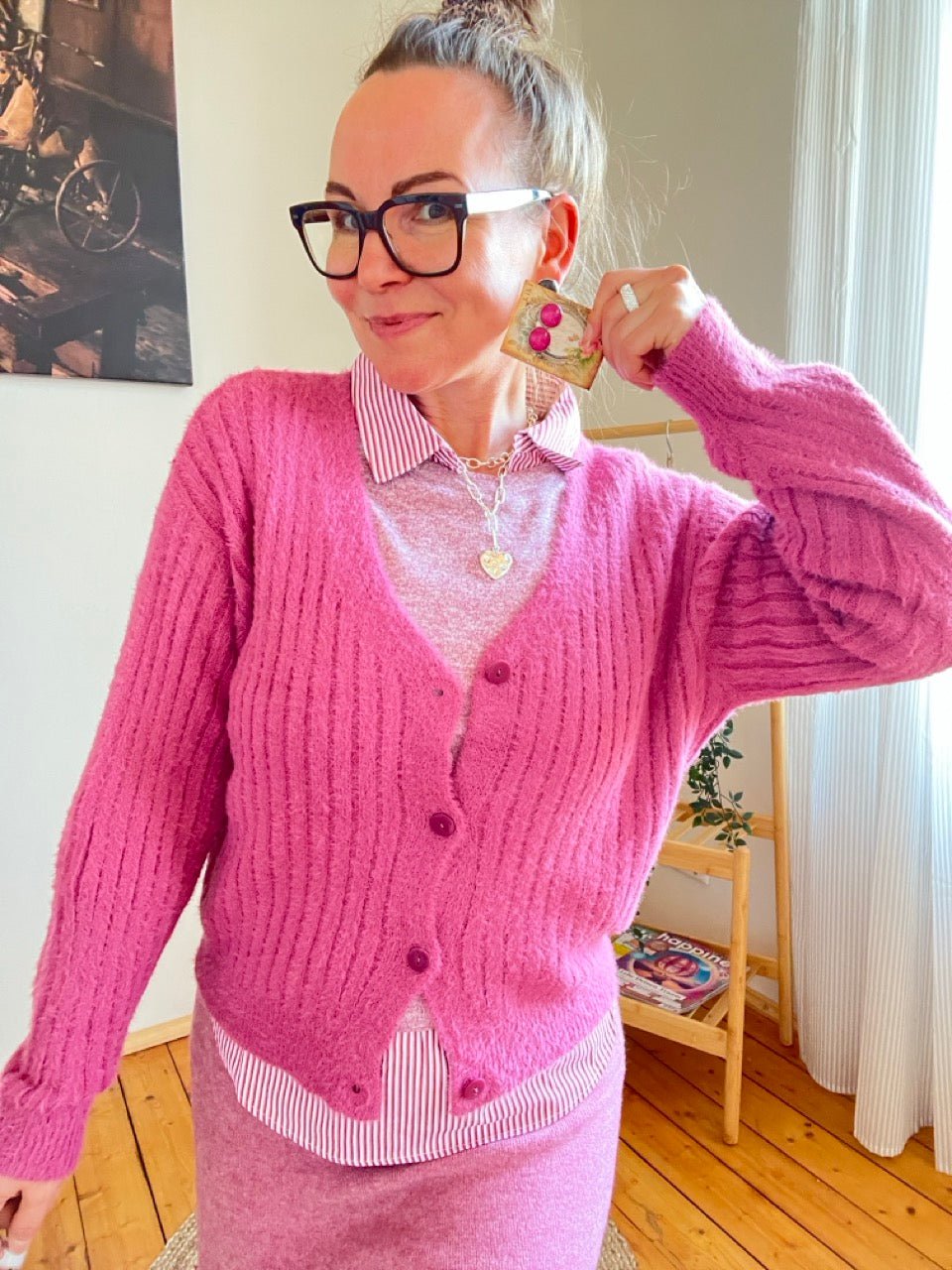 Strickjacke Rosanna Berry - FROLLEIN KÄTHE Shop