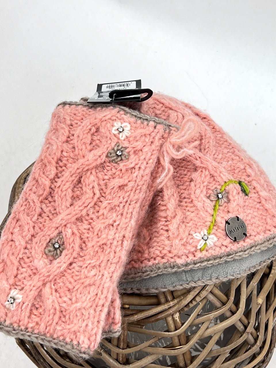 Stulpen Pulswärmer Rose Handmade EINZELSTÜCK - FROLLEIN KÄTHE Shop