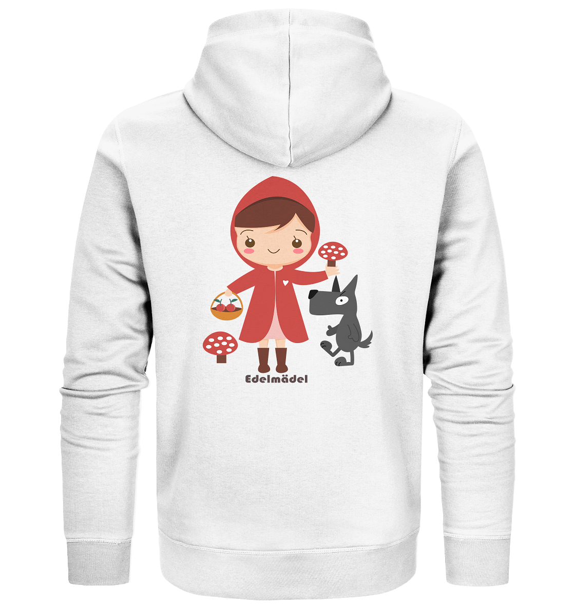 Sweatjacke Edelmädel Organic Rotkäppchen - FROLLEIN KÄTHE Shop