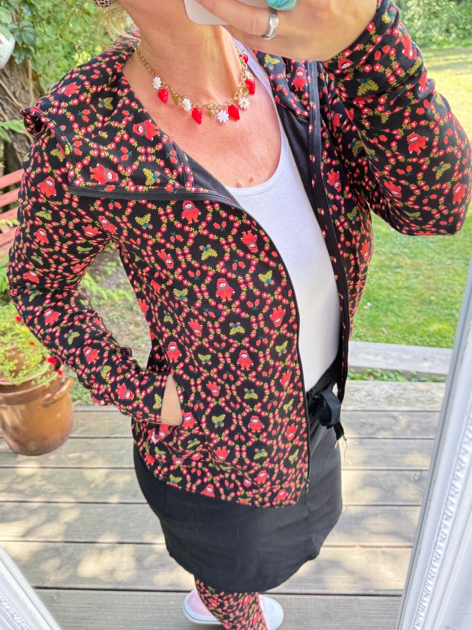 Sweatjacke Rose Hip - FROLLEIN KÄTHE Shop