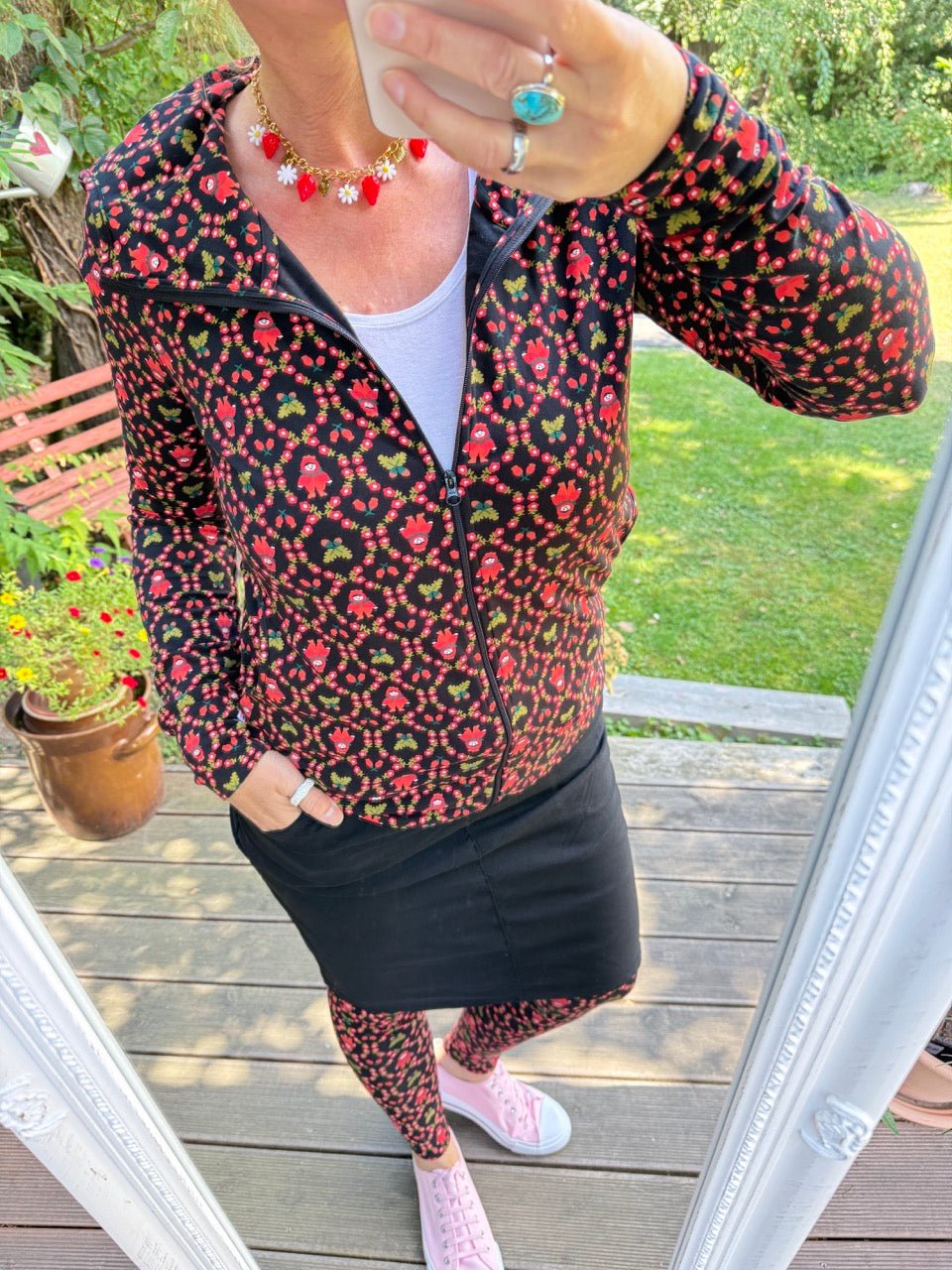 Sweatjacke Rose Hip - FROLLEIN KÄTHE Shop