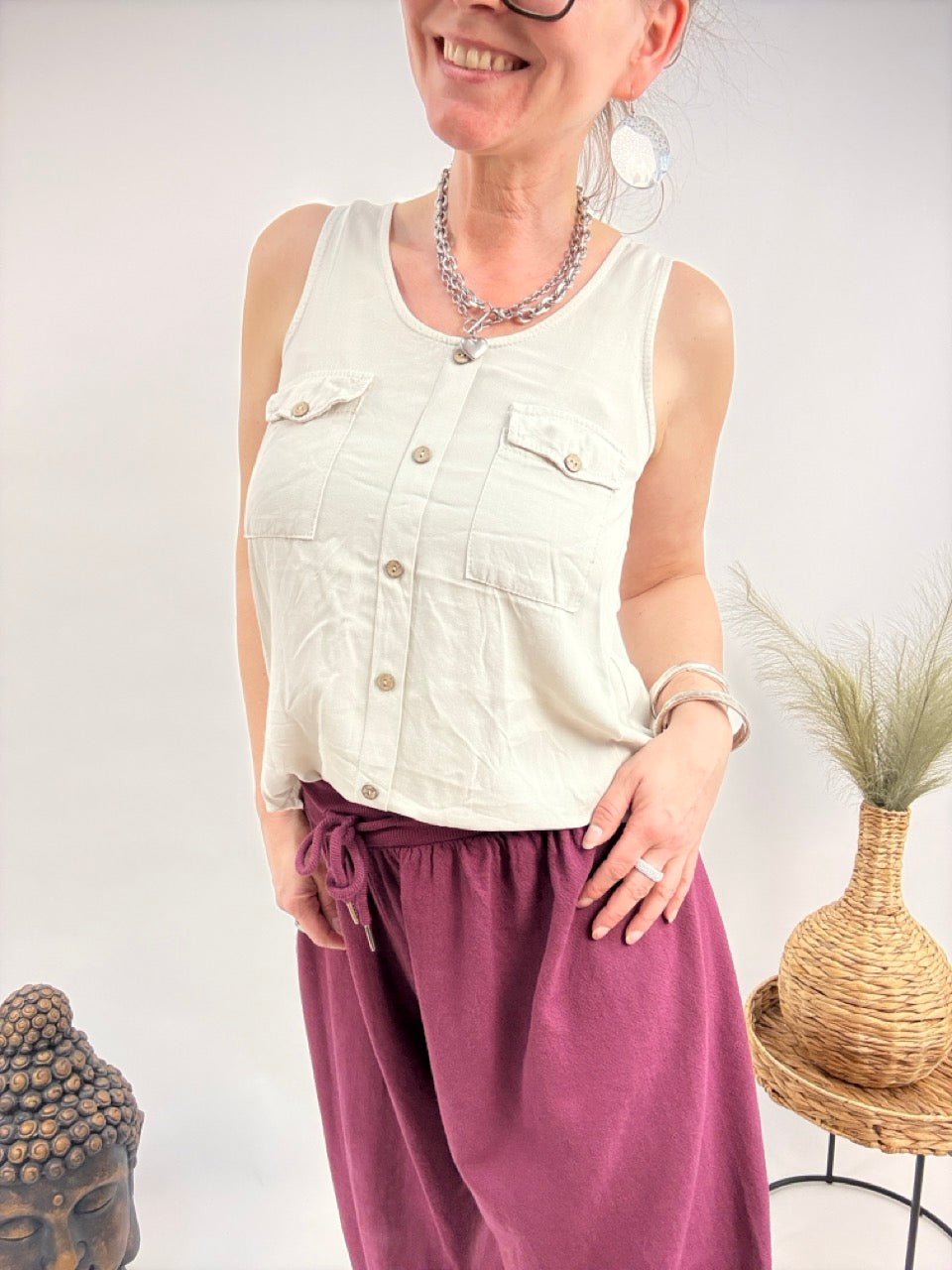 Top Alice Cream - FROLLEIN KÄTHE Shop