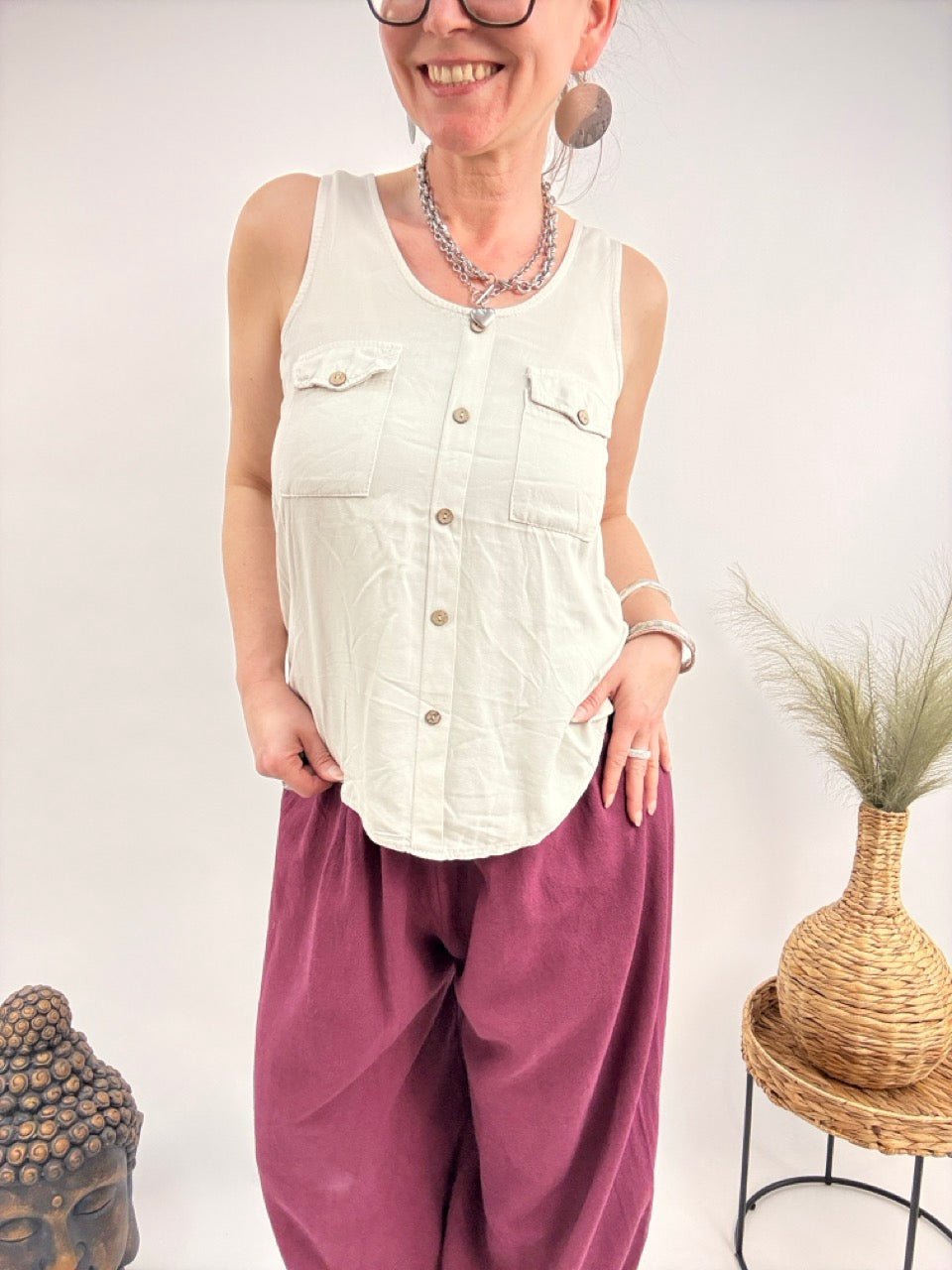Top Alice Cream - FROLLEIN KÄTHE Shop