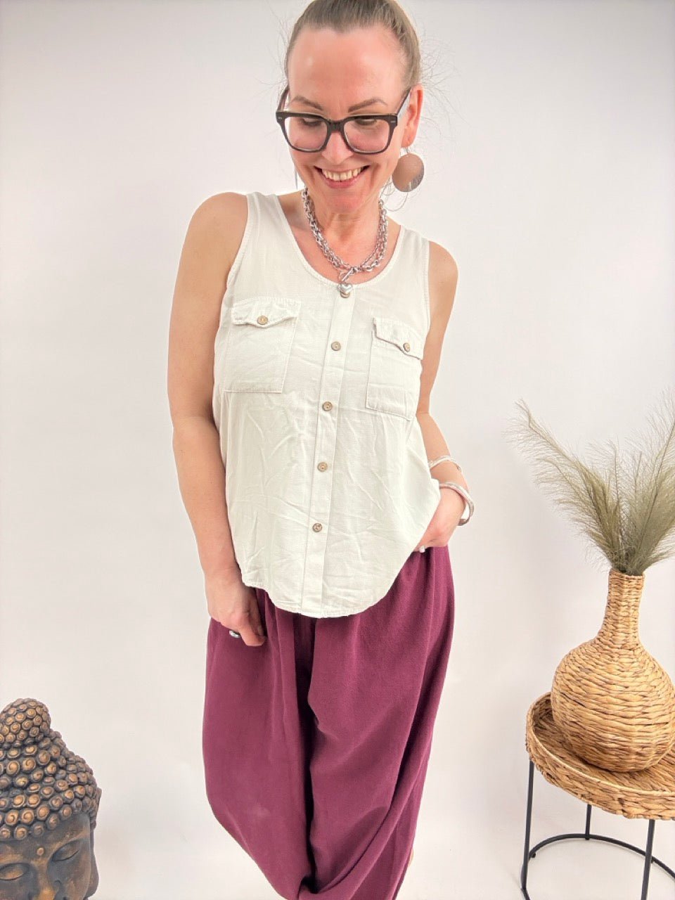 Top Alice Cream - FROLLEIN KÄTHE Shop