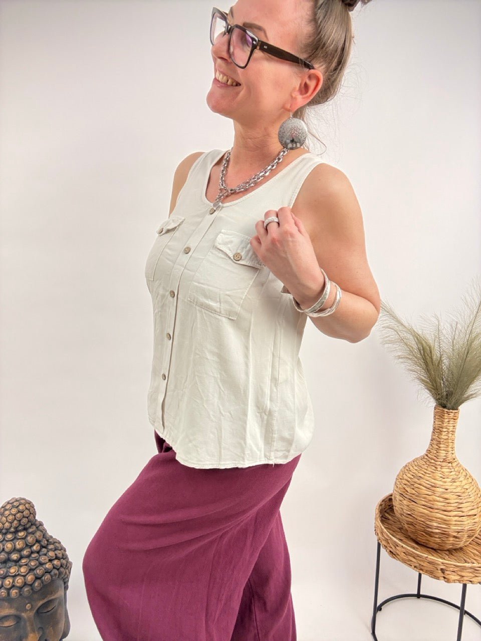 Top Alice Cream - FROLLEIN KÄTHE Shop
