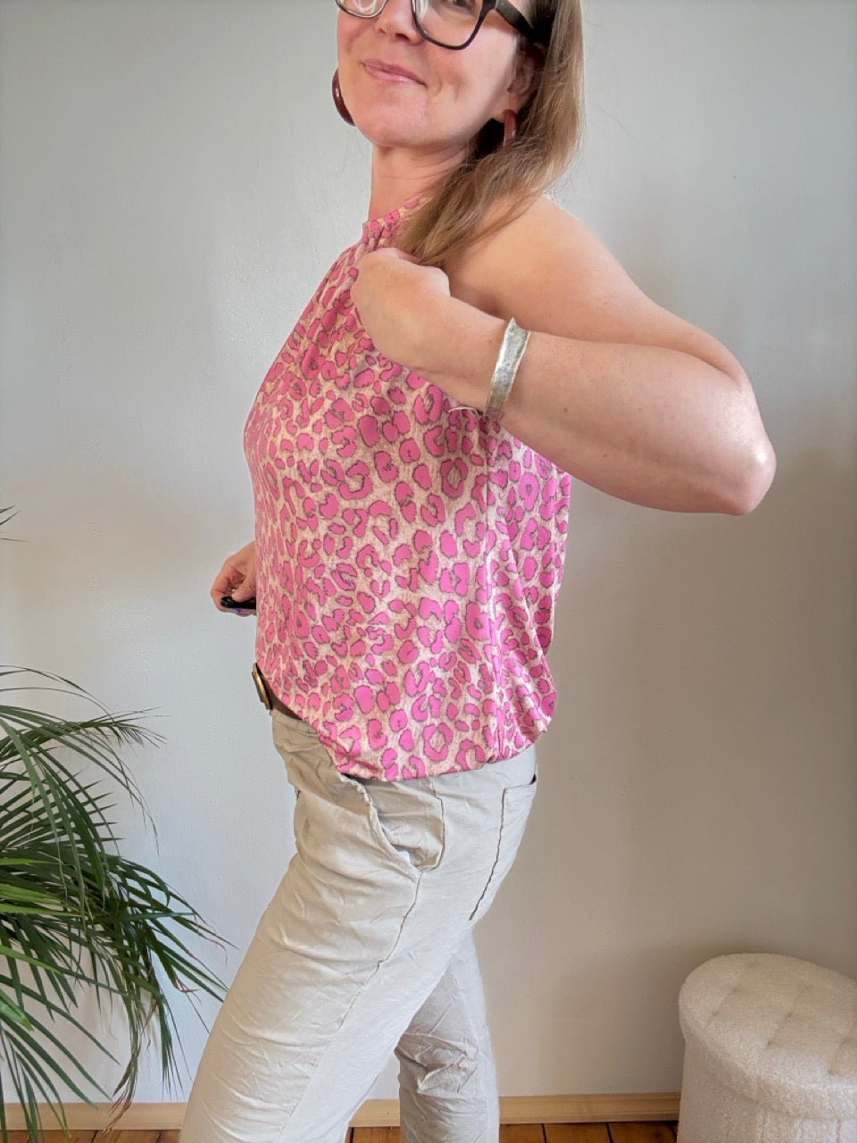 Top Alice Leo Cream Rose - FROLLEIN KÄTHE Shop