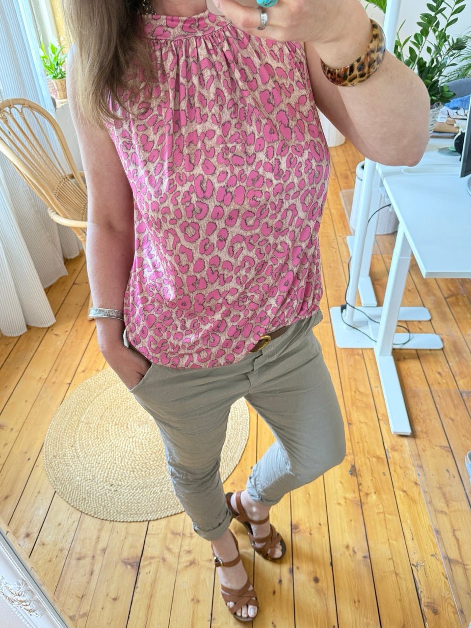 Top Alice Leo Cream Rose - FROLLEIN KÄTHE Shop