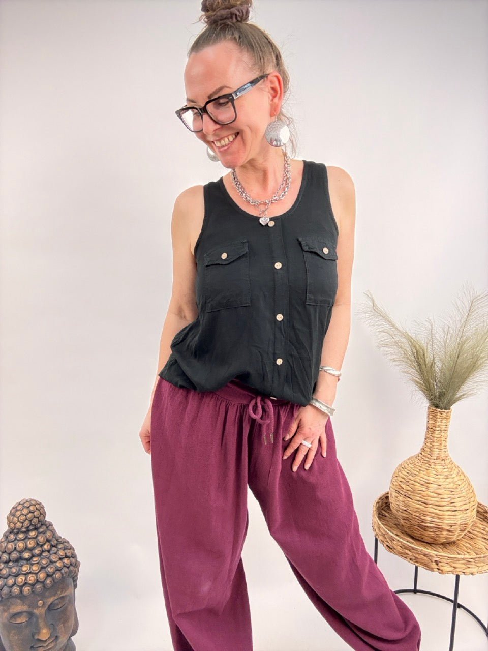 Top Alice Schwarz - FROLLEIN KÄTHE Shop