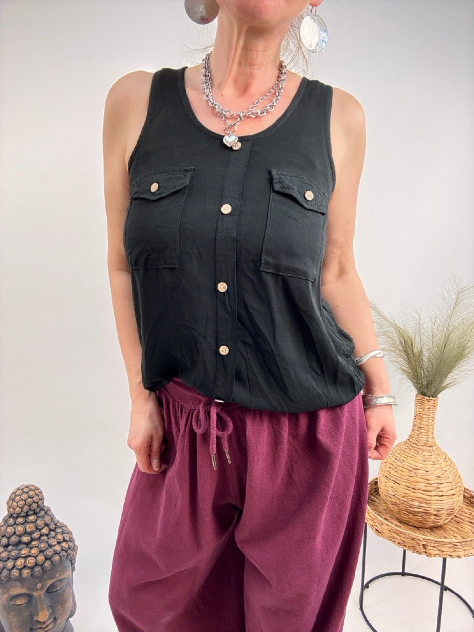 Top Alice Schwarz - FROLLEIN KÄTHE Shop
