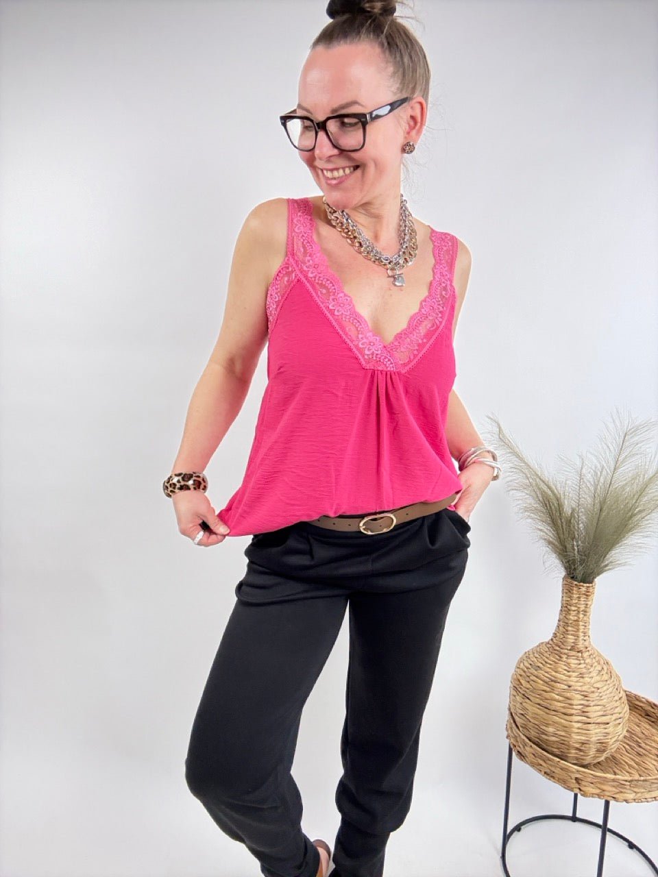 Top Ava Magenta - FROLLEIN KÄTHE Shop