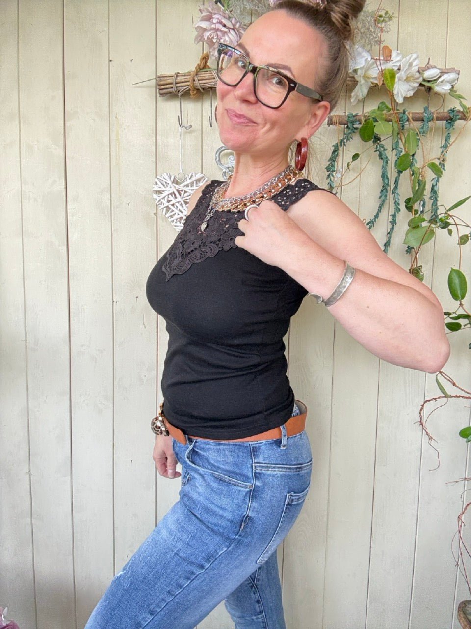 Top Edith Schwarz - FROLLEIN KÄTHE Shop