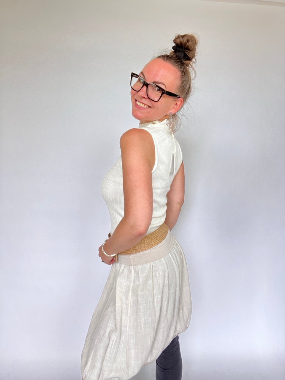 Top Emmy Strick Wollweiß - FROLLEIN KÄTHE Shop