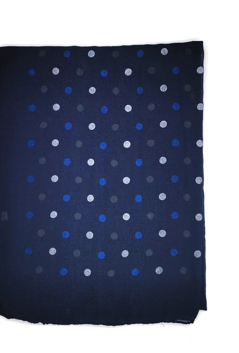 Tuch Polka Dots Blau - FROLLEIN KÄTHE Shop
