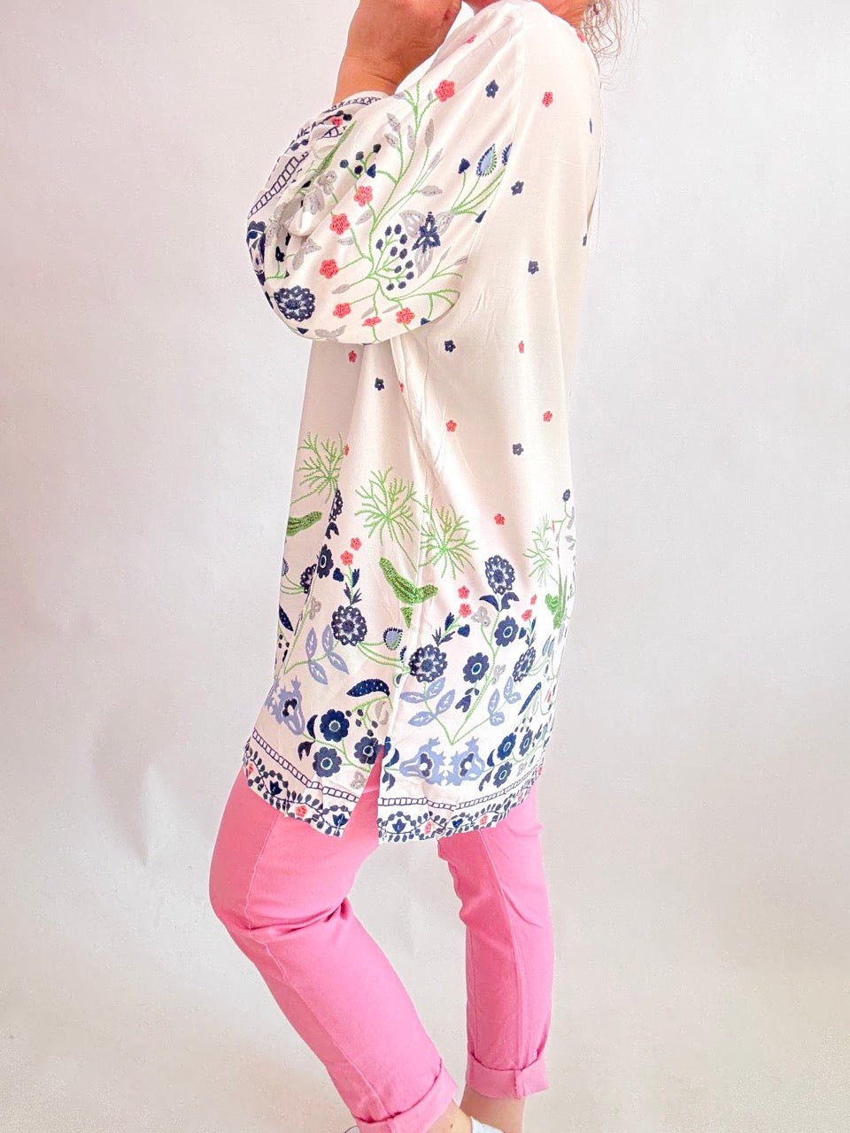 Tunika Bluse Naomi Weiß - FROLLEIN KÄTHE Shop