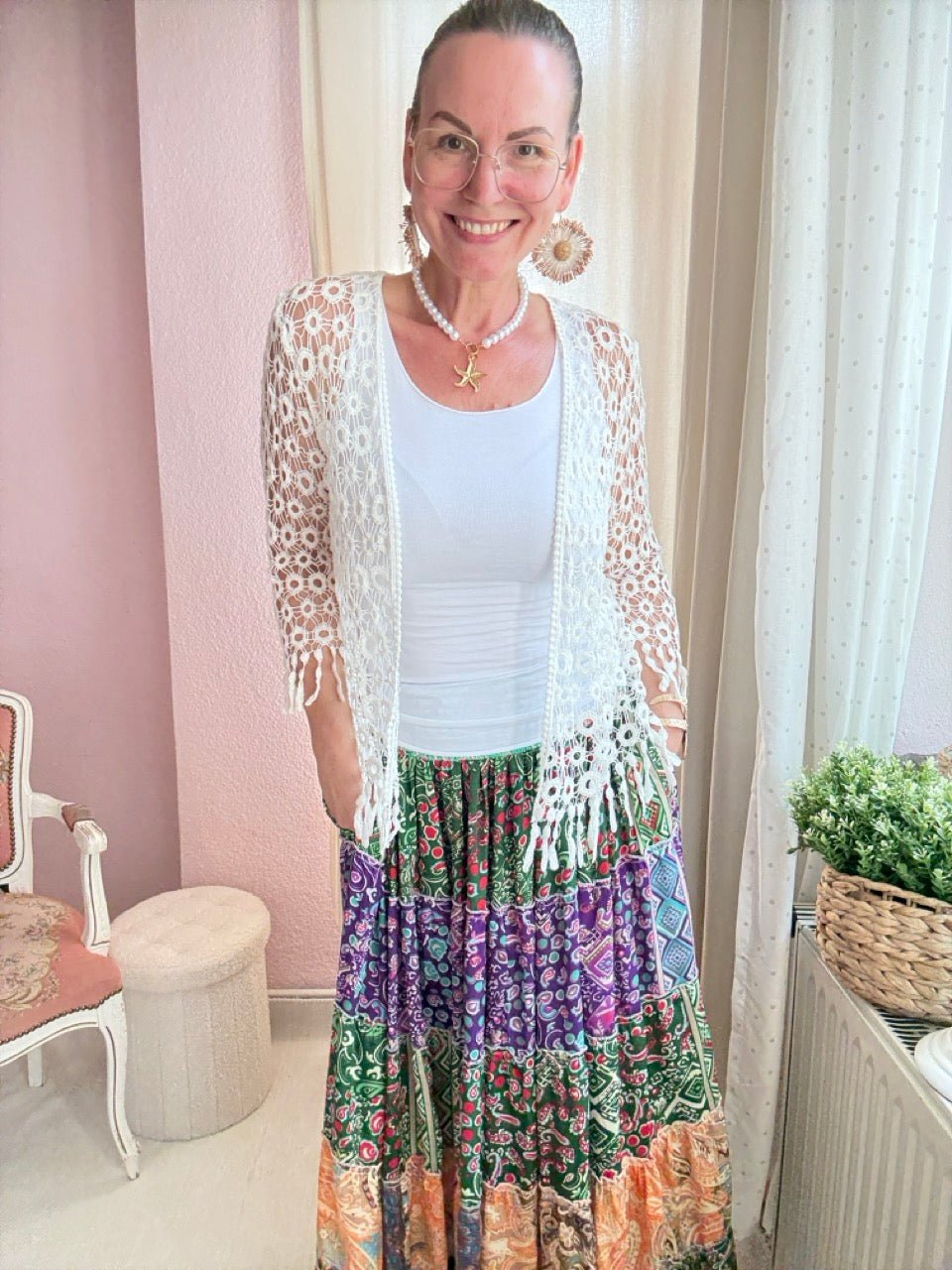 Weste Holiday Cream - FROLLEIN KÄTHE Shop