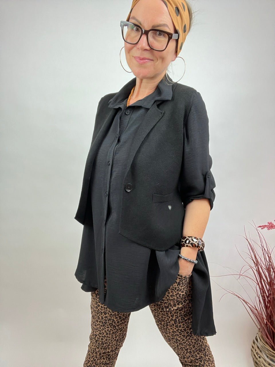 Weste Lori Schwarz - FROLLEIN KÄTHE Shop