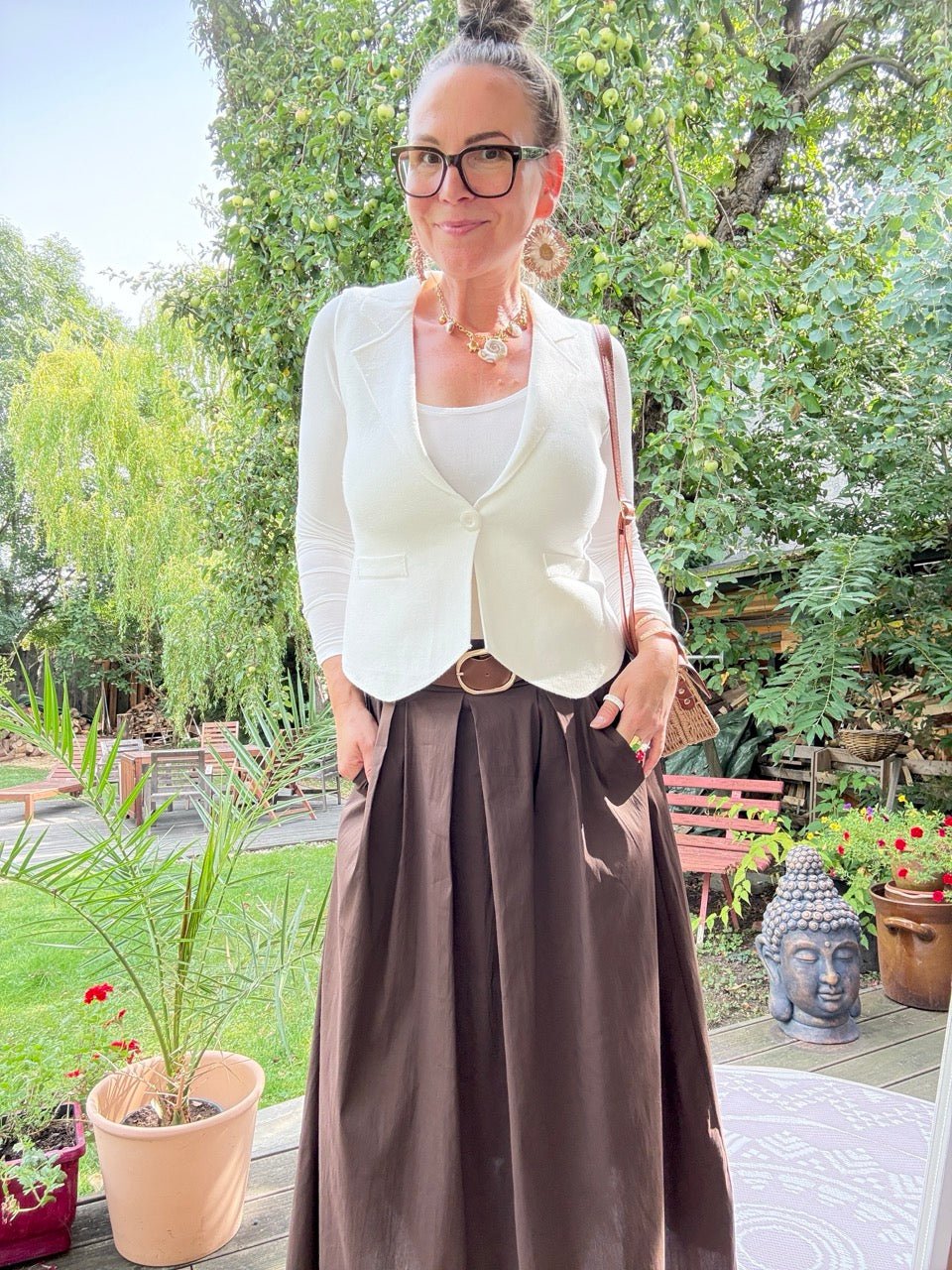 Weste Lori Wollweiß - FROLLEIN KÄTHE Shop
