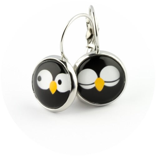 Ohrhänger Lustige Eulen Augen Links & Auf ♥Kiki - FROLLEIN KÄTHE Shop
