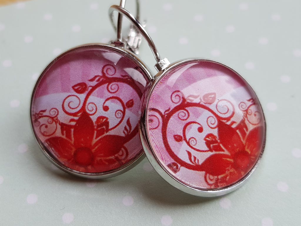 Ohrhänger Floral Fantasy ♥ Kiki Ohrschmuck - FROLLEIN KÄTHE Shop
