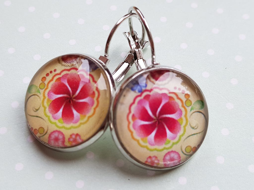 Ohrhänger Floral ♥ Kiki Ohrschmuck - FROLLEIN KÄTHE Shop