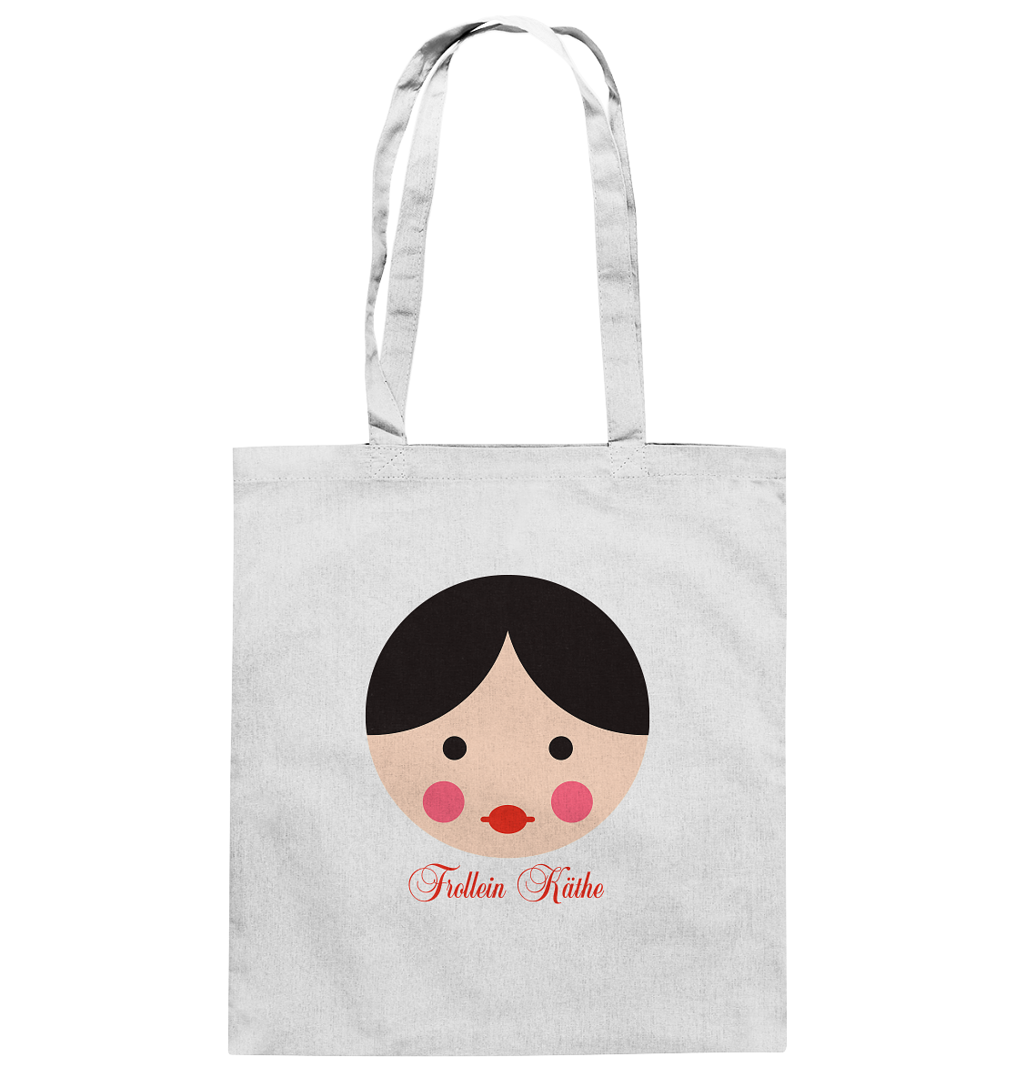 Tasche Beutel Frollein Käthe Edelmädel- Baumwolltasche