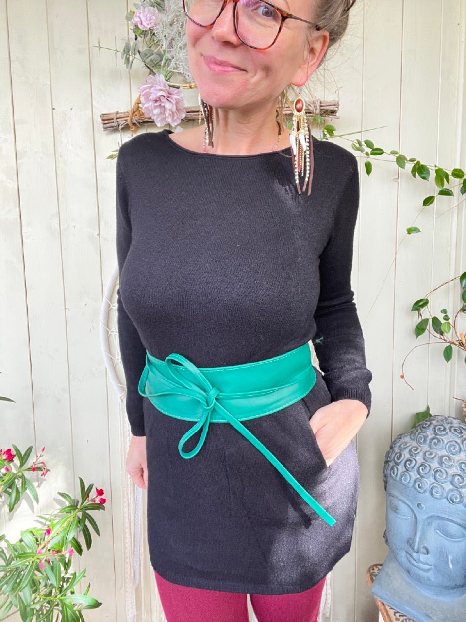 Gürtel Echter Taillenhit Tannengrün - FROLLEIN KÄTHE Shop