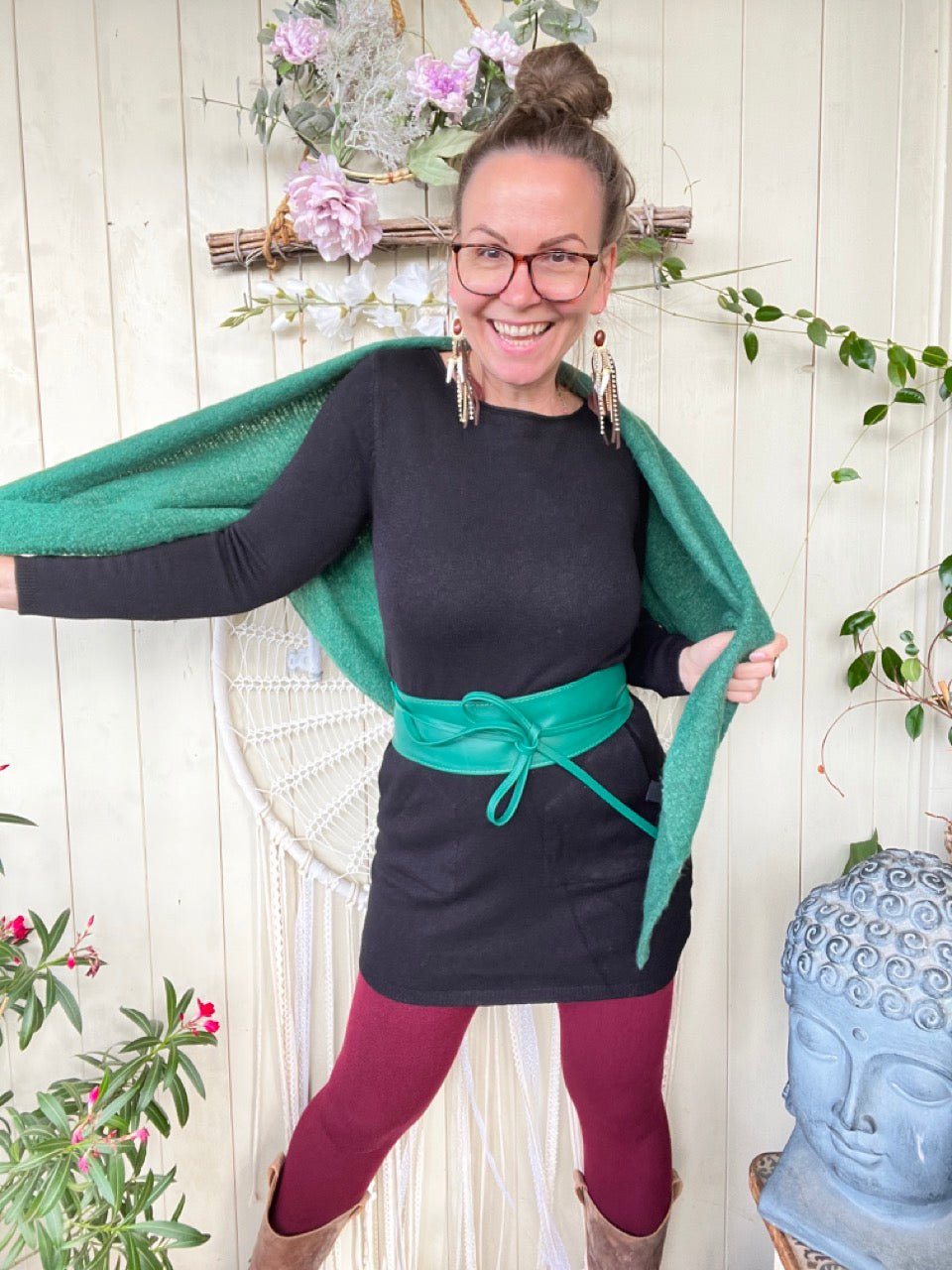 Gürtel Echter Taillenhit Tannengrün - FROLLEIN KÄTHE Shop